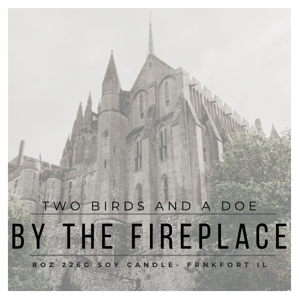 By The Fireplace 8oz amber candle