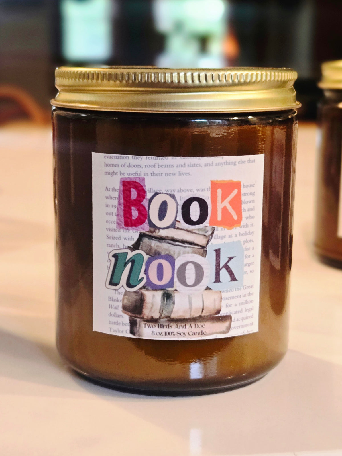 Book Nook 8oz candle