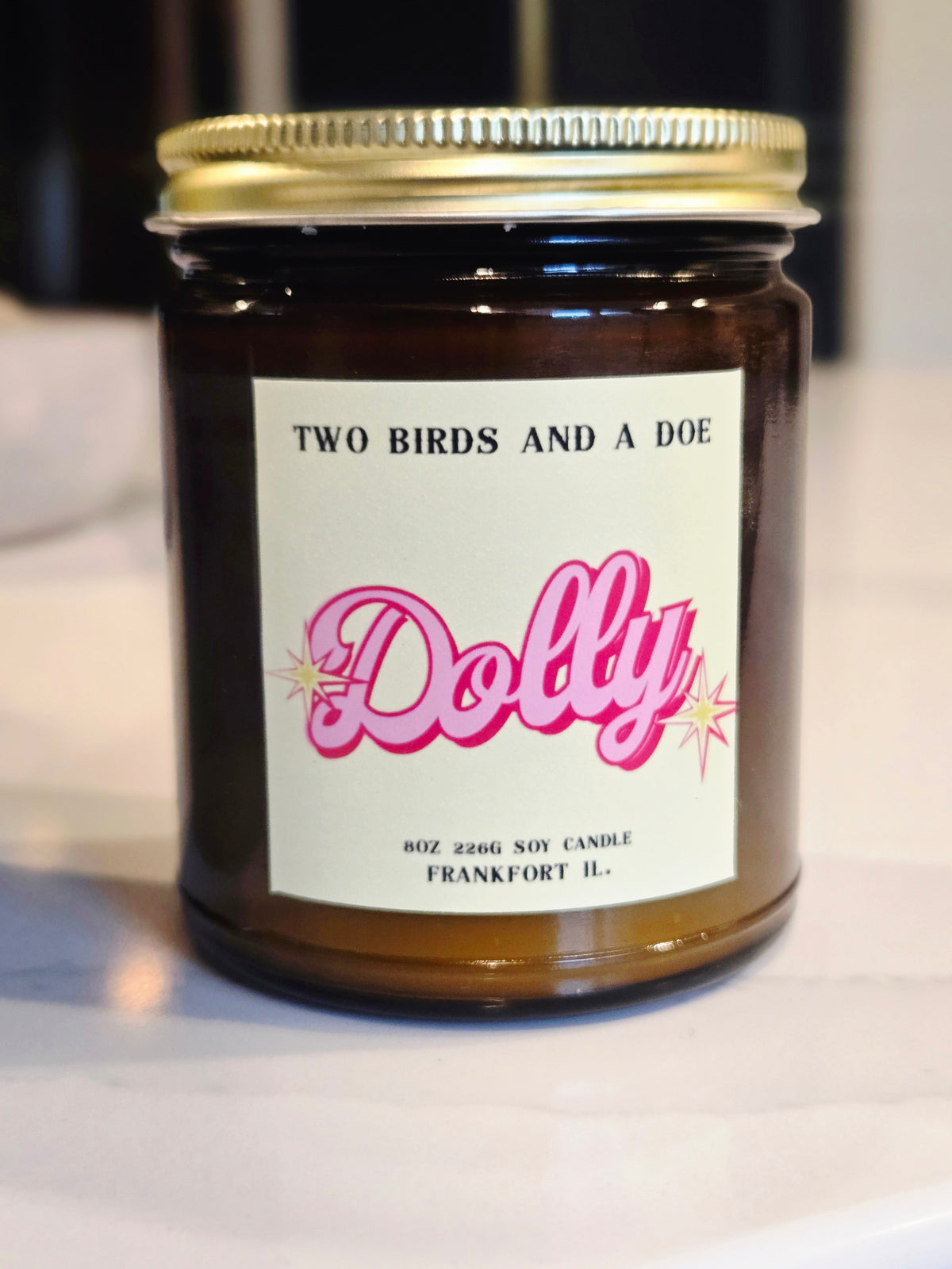 Dolly 8oz candle