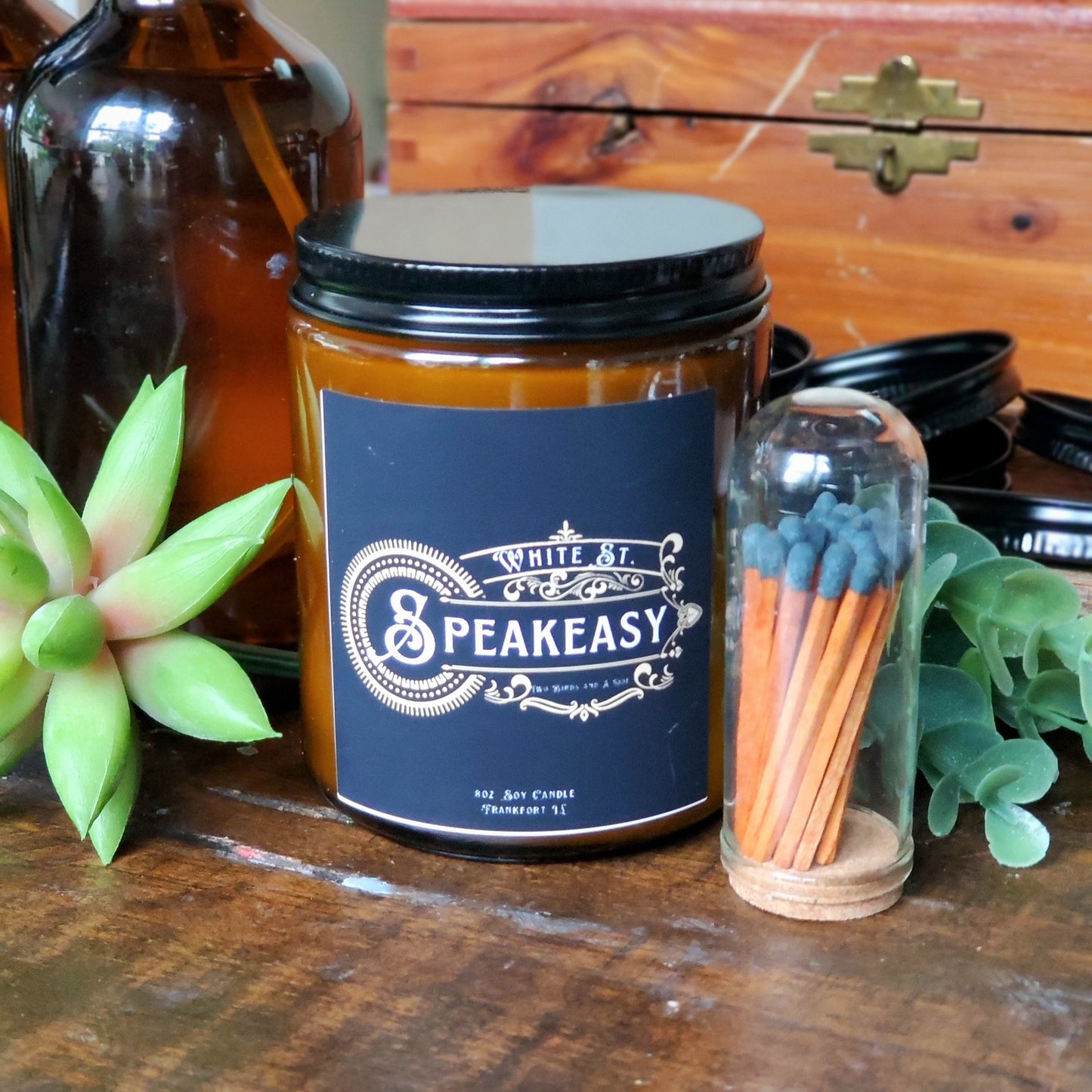 White St. Speakeasy 8oz. Candle