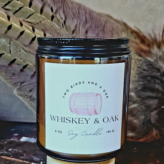 Whiskey Oak 8oz Candle