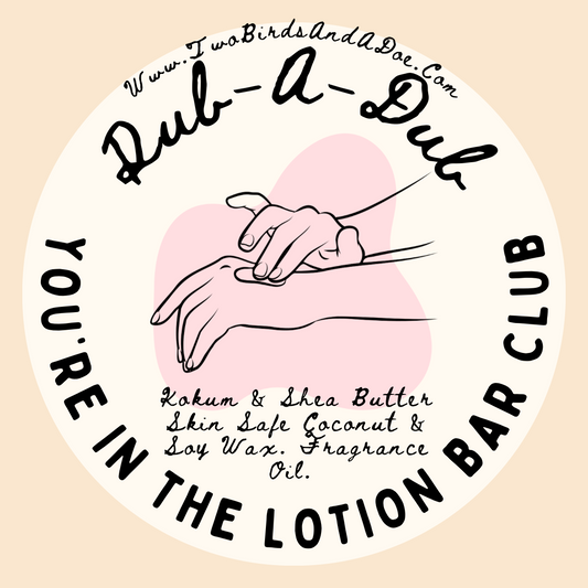 Lotion bars: 2 in a tin, allow 1 week for batching.