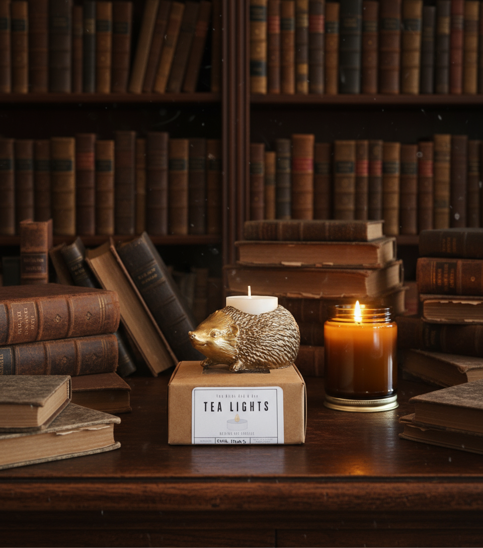 Hedgehog tealight bundle