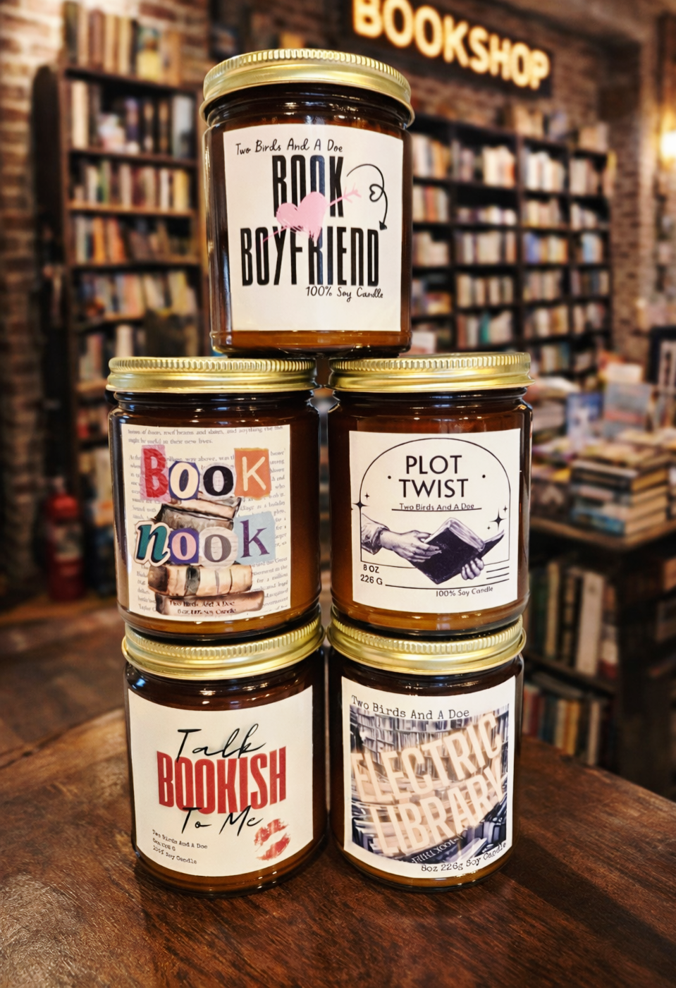Book Nook 8oz candle