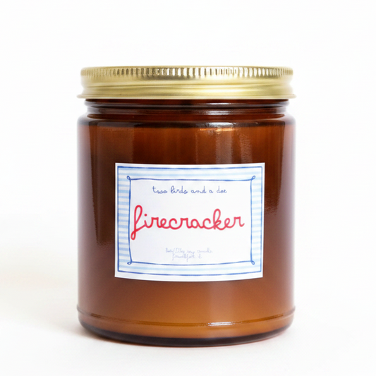 Firecracker 8oz candle